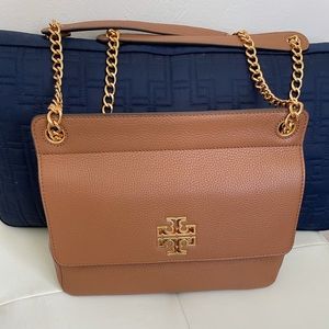 Tory Burch Britten Flap Shoulder Bag (Authentic)